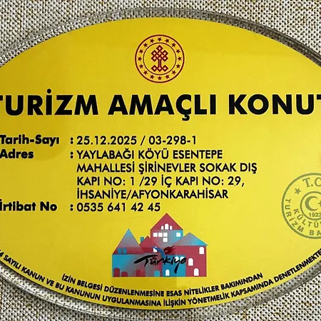 Villa Yildizhan Termal 29 Ihsaniye (Afyonkarahisar)